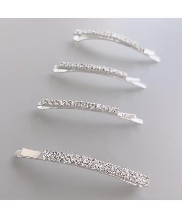 16-Piece Clear Rhinestone Bobby Pin Set | Shiny Hair Decor for Women - Buy Online on GoSupps.com