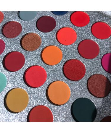 63 Colors Shimmer Eyeshadow Palette - Professional Matte & Glitter Waterproof Makeup - Highly Pigmented Rainbow Shades - Buy Online on GoSupps.com