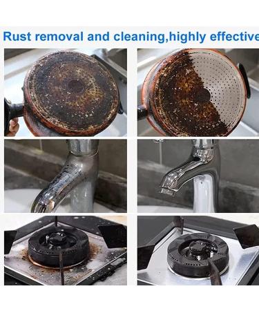 Foam Rust Remover Kitchen All-Purpose Cleaning Powder Kitchen Instant Cleaning Powder Kitchen Clean All Purpose Cleaning Foam Soak To Clean Greasy Dirt Comes with 3 Crevice Brushes (250g+110g) - Buy Online on GoSupps.com