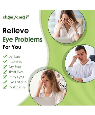 Lutein & Green Tea Steam Eye Mask - 40 Pack Set for Relaxation and Eye Strain Relief | Disposable Heated Sleep Masks for Dry Eyes, Fatigue, and Dark Circles - Buy Online on GoSupps.com