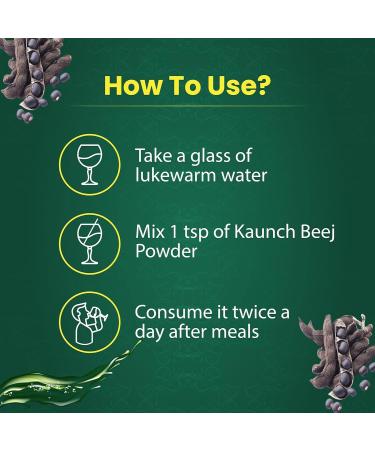 VEDIKROOTS Kaunch Beej Powder Natural Ayurvedic Herb for Daily Wellness | 100% Pure & Vegan 100g Each(Pack of 3) - Buy Online on GoSupps.com