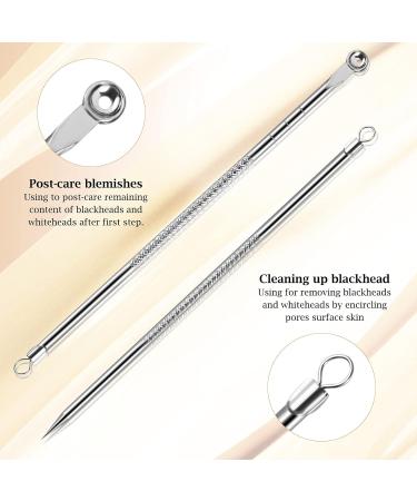 Dinikally Personalized Wood Pickle Removal Set - Custom Stainless Steel Acne Cleaning Tool Set - Professional Blemish Removal Accessories - Buy Online on GoSupps.com