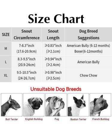 Yoolhamy Soft Dog Muzzle for Pitbulls Rottweilers & Boxers - Prevent Biting & Barking | Perfect for Medium & Large Breeds - Buy Online on GoSupps.com