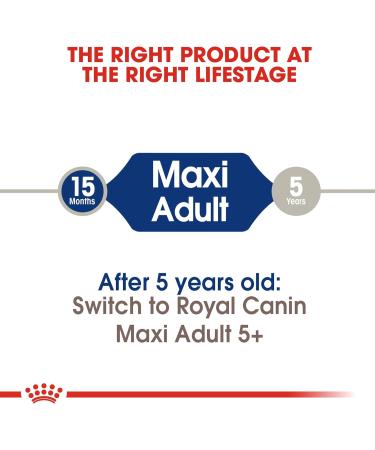 ROYAL CANIN 4kg Maxi Adult Dry Dog Food - Buy Online on GoSupps.com
