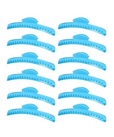 Vintage of Metal Finger Wave Hair Clips Clamps Aluminum Tip Top Wave Clips Finger Wave Clips Hairstyle Inspirations for the Classic Woman (12PCS Butterfly Blue)