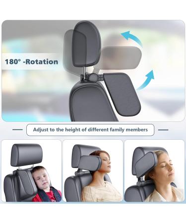 LATIT Car Seat Headrest Pillow - Premium Adjustable Neck Support for Kids and Adults - Buy Online on GoSupps.com