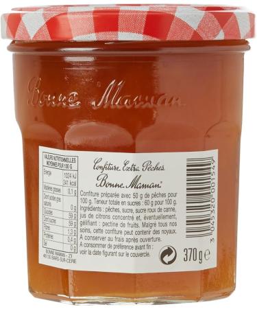 Bonne-Maman Peach Jam 370 g - Buy Online on GoSupps.com