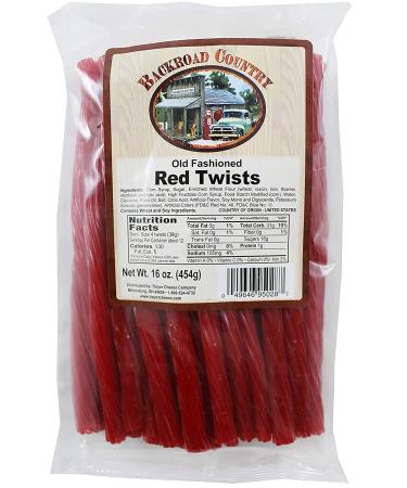 Backroad Country Red Licorice Twists 16 Ounces