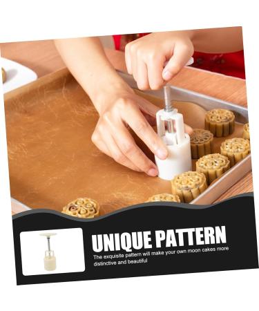 COHEALI 4 Sets DIY Molds for Moon Cake Baking Tools Stamp Moon Cake Machine Hand Pressure - Buy Online on GoSupps.com
