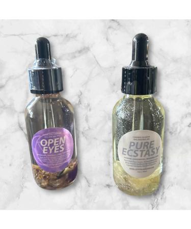 Chakra Crystal Third Eye Crown Chakra Oil (Bundle Package)