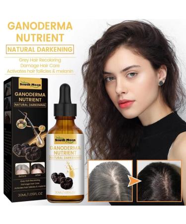 EPMANN DARKA Anti-Greying Hair Serum - Organic Ganoderma Nutrient, Reverse Grey Hair Naturally - 1 Fl Oz (Pack of 2) - Buy Online on GoSupps.com