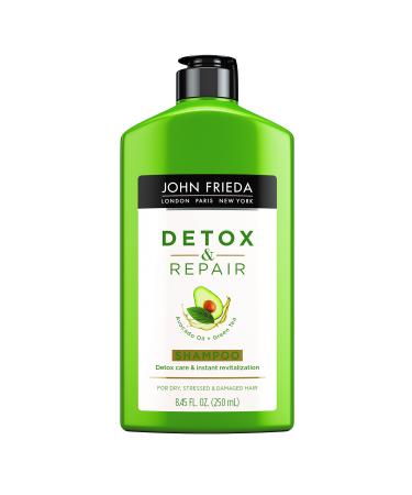 John Frieda Detox and Repair Shampoo  8.45 Ounce Shampoo with Nourishing Avocado Oil and Green Tea