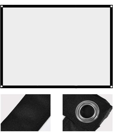 Portable 72-Inch Canvas Beamer Screen | Foldable Projector Canvas for Home Cinema | 60-100 Inch Projection Surface - Buy Online on GoSupps.com