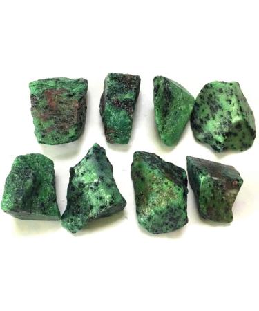 Gemstones and Crystals 1Pcs Natural Red Green Zoisite Raw Stone Crystal Quartz Specimen Reiki Gemstone Craft Aquarium Decoration Natural Stone dingchi Reiki Crystal Stone 1pcs 20-40mm Random - Buy Online on GoSupps.com