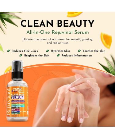 Snail Mucin Anti-Aging Facial Serum | Vitamin C Hyaluronic Acid Niacinamide Retinol | Pack of 2 - Moisturizing Glass Skin Serum for Radiant Glow - Buy Online on GoSupps.com