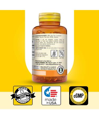 MASON NATURAL Lutein 6 mg with Vitamin E 6 Month Supply Healthy Vision & Eye Function Supports Normal Eye Health Pack of 3 - Buy Online on GoSupps.com