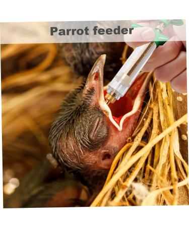 Baby Bird Feeding Kit 6PCS 20ML Baby Birds Feeding Syringe with Hose and Spoons Hand Feeding Device with Scale and Positioning Screw for Sick Bird - Buy Online on GoSupps.com