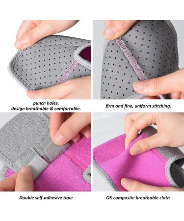 Kids Compression Ankle Brace Support Sleeve | Adjustable Foot Stabilizer for Pain Relief & Injury Rehab | Black US 5-8 - Buy Online on GoSupps.com