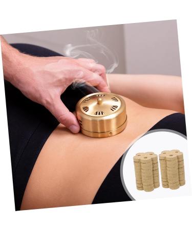 TOVINANNA 40 STK MOXA Cake - Heat Therapy Moxa Blocks for Moxibustion | Traditional Chinese Medicine Tool | Flower Shape Moxa Stick & Mat - Buy Online on GoSupps.com
