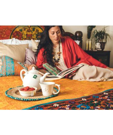 Organic India Tulsi Turmeric Ginger Tea - Stress Relief & Harmony 3.5 oz - Buy Online on GoSupps.com