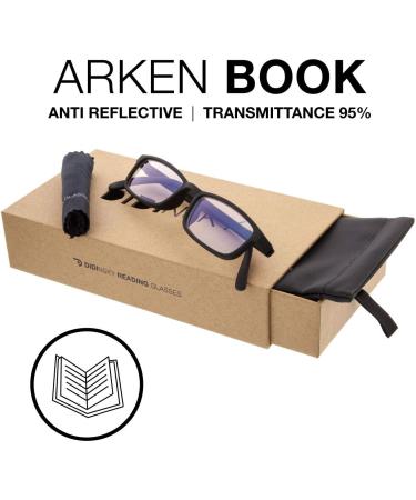 Didinsky Ultra Clear Vision Reading Glasses - Anti-Reflective Rubber Touch 6 Colors 5 Grades for Men & Women - Buy Online on GoSupps.com