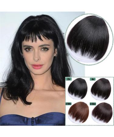 Bangs Hair Clip Fringe Clip In Hair Bangs Hairpiece Clip In Hair Extensions Heat Resistant Synthetic Fake Bangs Hair Piece Hair Accessories Hairpieces (Color : 4 thick bang) - Buy Online on GoSupps.com