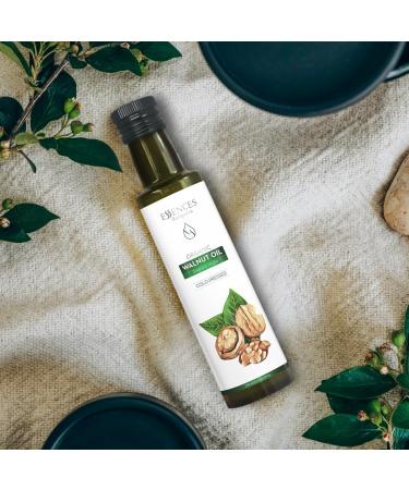 Essences Bulgaria Organic Walnut Oil 250ml - Cold-Pressed, Premium Quality | Great Taste for Dips & Salads | Non-GMO, Vegan, No Additives - Buy Online on GoSupps.com