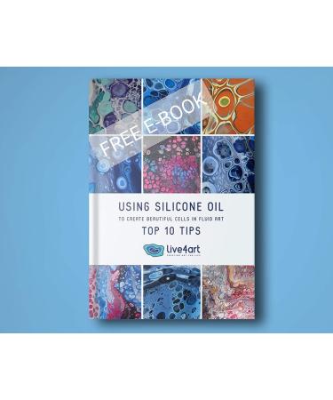 live4art Dimethicone Acrylic Silicone Oil 4oz 1000cSt - Professional Fluid Art Supplies for Cell Creation - Non-Toxic 100% Pure Liquid Oils - Buy Online on GoSupps.com