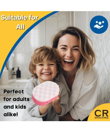 Bath Sponge Body Scrubber Random Colours (Pack of 12) - Super Soft Exfoliating Bath Sponge | Shower Sponge Shower Scrubber for Body | Adults & Kids Bath Sponge Perfect for Sponge Bath - Buy Online on GoSupps.com
