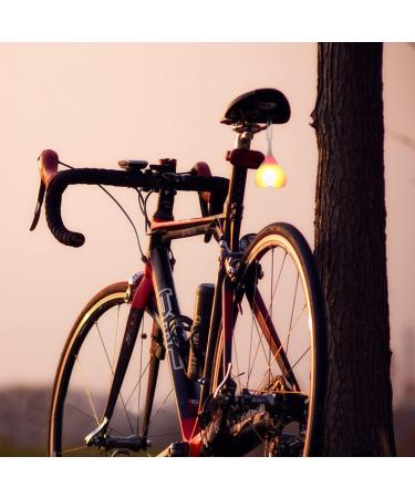 Bike Tail Ball Light - Waterproof Silicone LED Safety Warning Light for Cycling - Red Bicycle Seat Back Signal Lamp - Buy Online on GoSupps.com
