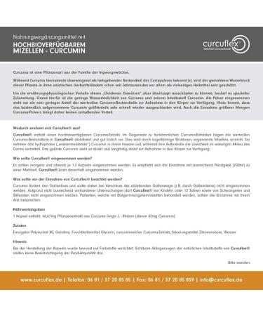 Curcuflex Curcuma Extract Soft Capsules - Highly Bioavailable Micellar Curcumin 180 Count | Premium Curcumin Supplement for Enhanced Absorption | International Shipping Available - Buy Online on GoSupps.com