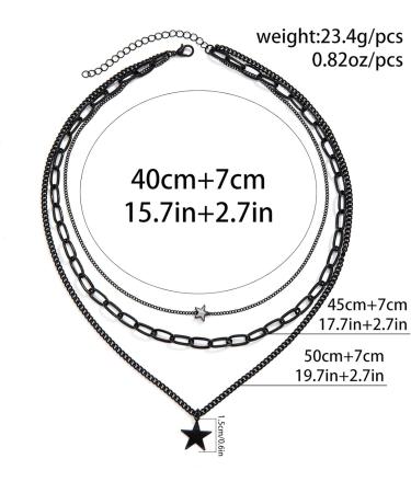 Stylish Oralgos Pentastar Necklace for Women - Versatile Alloy Collarbone Chain Jewelry - Buy Online on GoSupps.com