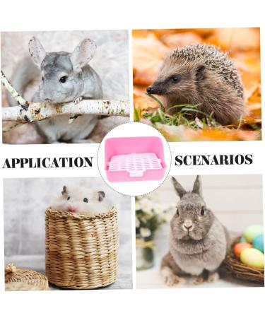 COSMEVIVI Box Rabbit Toilet Pet Potty Pet Supply Small Pet Toilet Pet Training Corner Little Pig Pee Toilet Bunny Potty Bunny Toilet Rabbit Potty Pet Drawer Potty Pet Litter Tray 28.5X23.5X15.5CM Pink - Buy Online on GoSupps.com