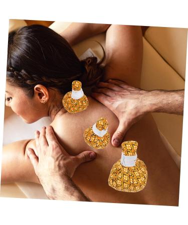 Buy Lurrose 9 Pc Warm Roasted Wormwood Rolls - Herbal Compress Massage Balls | Chinese Spa Foot Bath Kit - Global Shipping Available - Buy Online on GoSupps.com