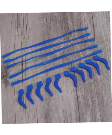 Healeved Silicone Glasses Ear Handles 5 Sets for Sports & Training | Anti-Slip Glass Holder for Men & Women | Durable Blue Silicone Accessories - Buy Online on GoSupps.com
