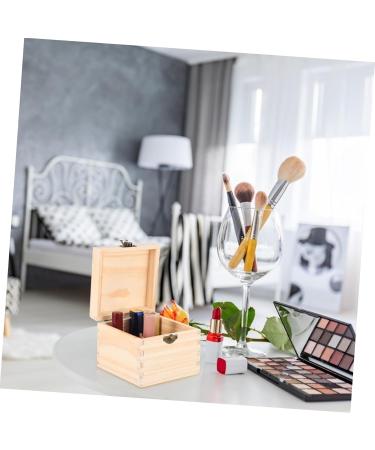 Solustre 7-Piece Essential Oils Storage Box | Wooden Organizer for Jewelry Beads & Essential Oil Bottles - Buy Online on GoSupps.com