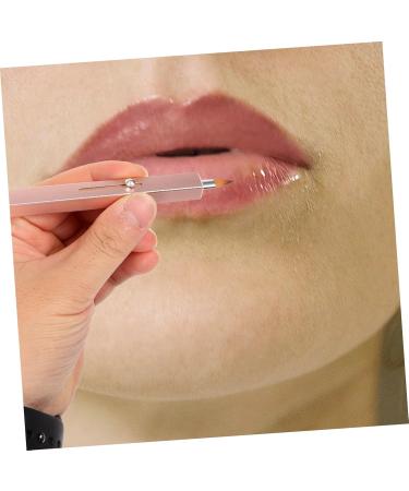 MAGICLULU Lip Makeup Brush - Retractable Lipstick Applicator for Women Double Head Lip Wands Pink Artificial Fiber Perfect for Lip Gloss & Makeup - Buy Online on GoSupps.com