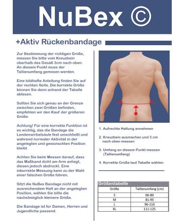 Buy Nutrics Active Back Brace | Supportive Lumbar Brace for Men & Women | XL Size (111-135cm) | Best International Shipping - Buy Online on GoSupps.com