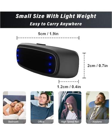 Smart Adjustable Snoring Stopper | Portable Electric Anti Snoring Device | USB Rechargeable, Intelligent Massage for Snoring Prevention - Buy Online on GoSupps.com