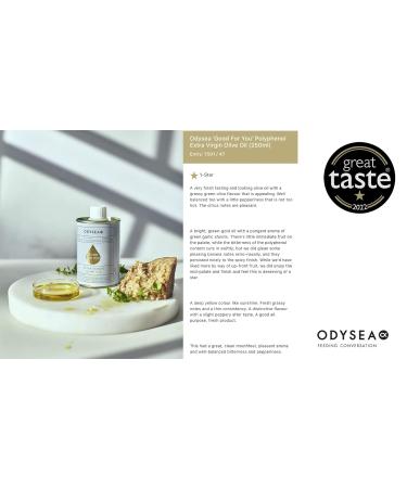 Odysea "Good For You" High Polyphenol Greek Extra Virgin Olive Oil 250ml - Buy Online on GoSupps.com