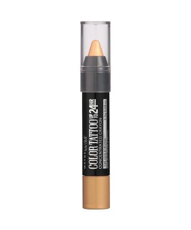 Maybelline Eyestudio ColorTattoo Concentrated Crayon 745 Gold Rush 0.08 oz - Long-Lasting Eye Makeup - Buy Online on GoSupps.com