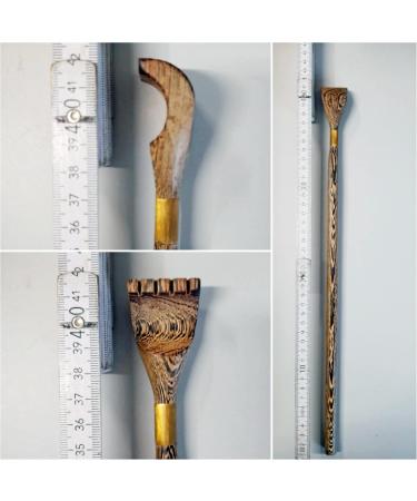 Buy Dandy 42 cm Back Scratcher - Sturdy Wood with Brown Gold Eyelet | Perfect Scratching Aid for Comfort - Buy Online on GoSupps.com