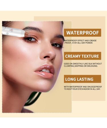 Eyeshadow Sticks For Eyes - Long-Lasting Cream Highlighter Stick Beauty Make Up Eye Shadow Brightener For Wedding Dating Business Trip Camping Rowces 5 - Buy Online on GoSupps.com