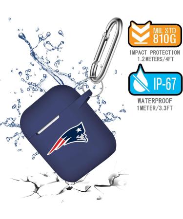 Soccer Fans Team Color Silicone Headphone Cover for Patriots 1/2 - LED Charging Light, Ideal for Patriots Fans - Buy Online on GoSupps.com