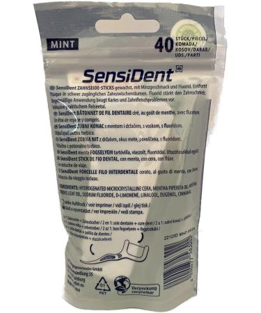 Buy 2x Sensident Mint Dental Sticks - Best International Shipping for Fresh Breath & Oral Care - Buy Online on GoSupps.com