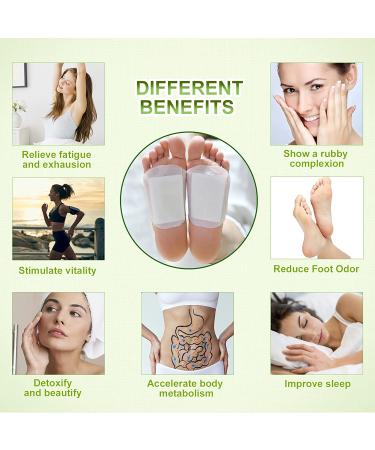 Deep Cleansing Ginger Detox Foot Pads - 14pcs | Remove Toxins, Improve Sleep, All Natural & Comfortable | Body Care Essential - Buy Online on GoSupps.com