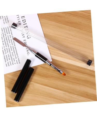 Ipetboom Extended Glue Cream Pen Nail Brush Tool Nail Tools Nail Extension Glue Multi-purpose Tool Poly Nail Extension Brush Nail Gel Poly Extension Gel Brush Acrylic Nylon Double Head - Buy Online on GoSupps.com