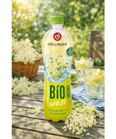 H LLINGER Bio Spritz Fleur de Sureau boisson p tillante biologique v gane bouteille PET 500 ml - Buy Online on GoSupps.com