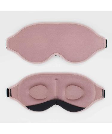 Shapevital 3D Deluxe Sleep Mask - Ultimate Comfort for Side Sleepers | 100% Dark Eye Mask for Women & Men | Perfect Travel Blindfold in Ros  - Buy Online on GoSupps.com