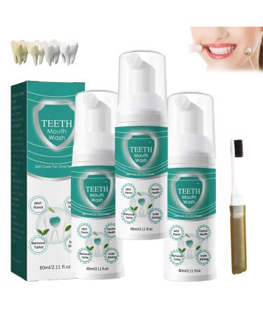 Awzlove Teeth Total Care Mundwater 2024 Best Awzlove Teeth Mundwasser awzlove teeth mouthwash tooth -litting mouthwash mouthwater foam (3 pieces)